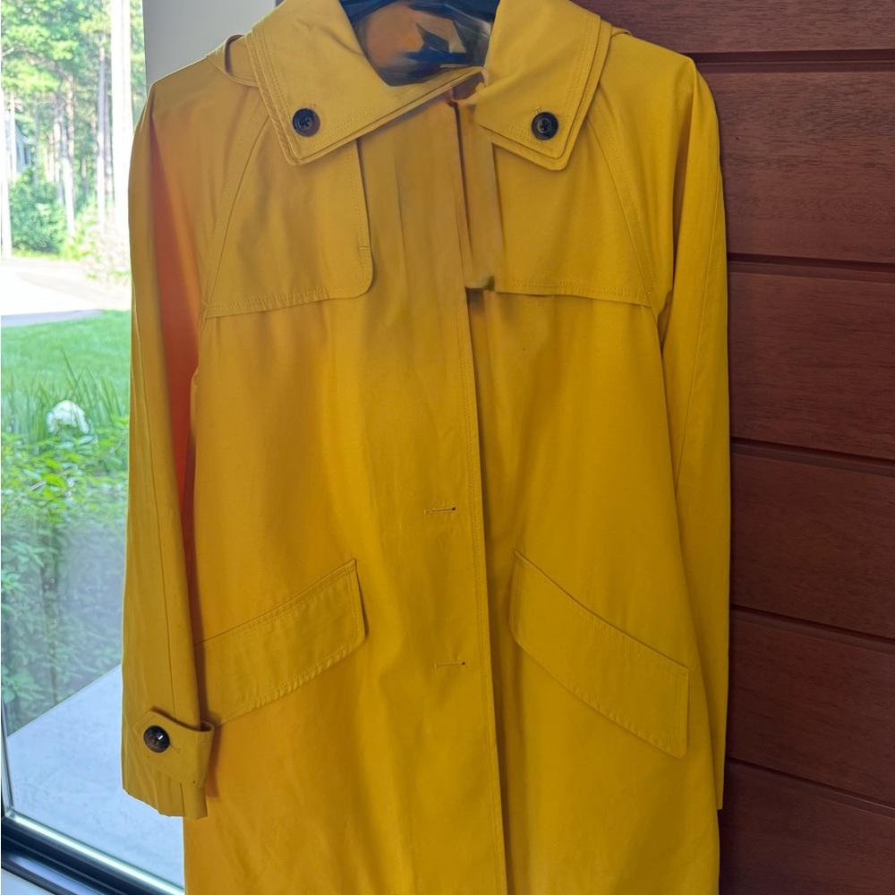 London Fog Bright Yellow Trench Coat